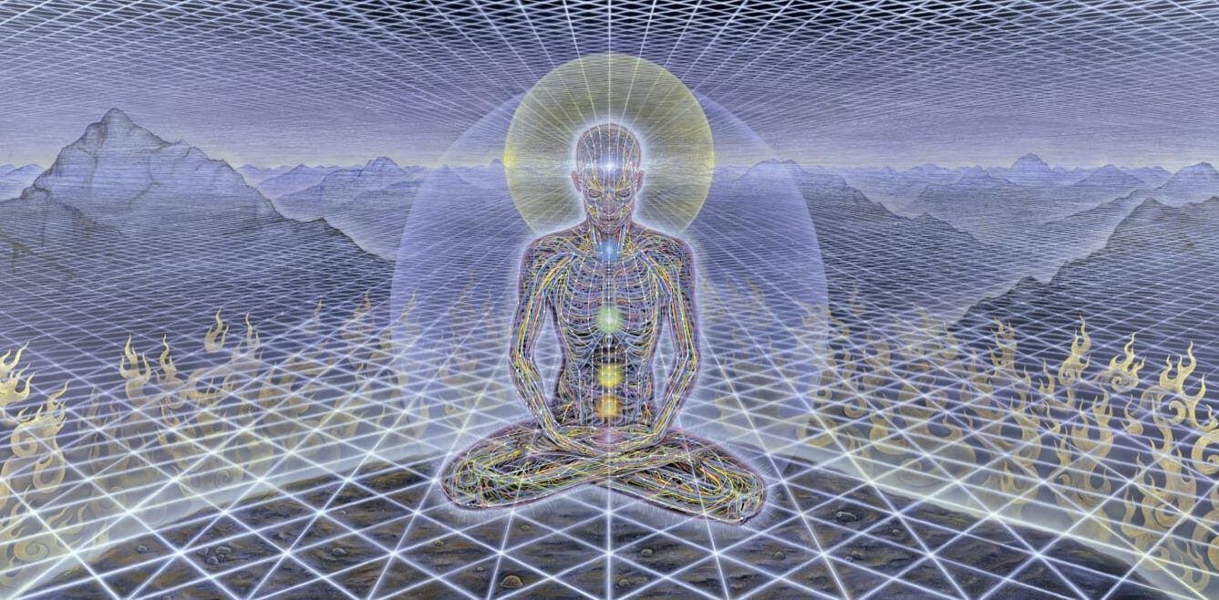 Figure 12: Theologue, by Alex Grey.